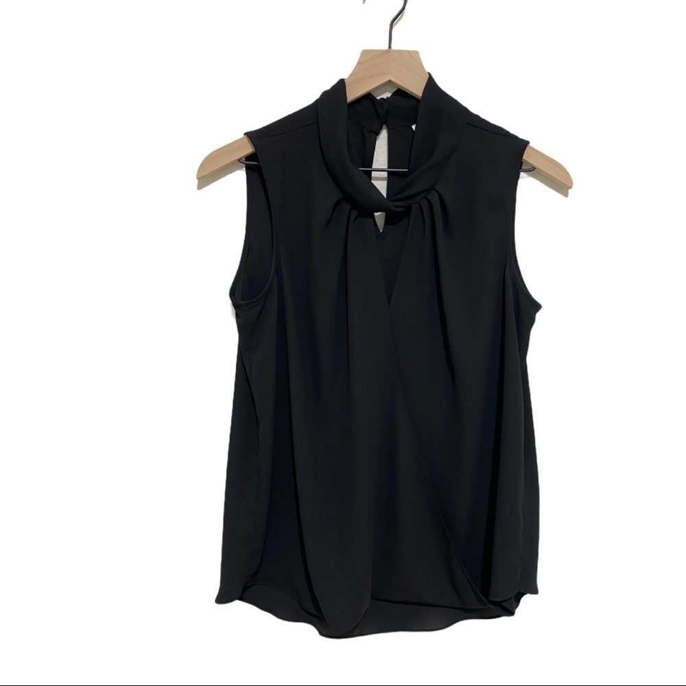 Joseph Ribkoff Black Polyester Sleeveless‎ Blouse Size 6